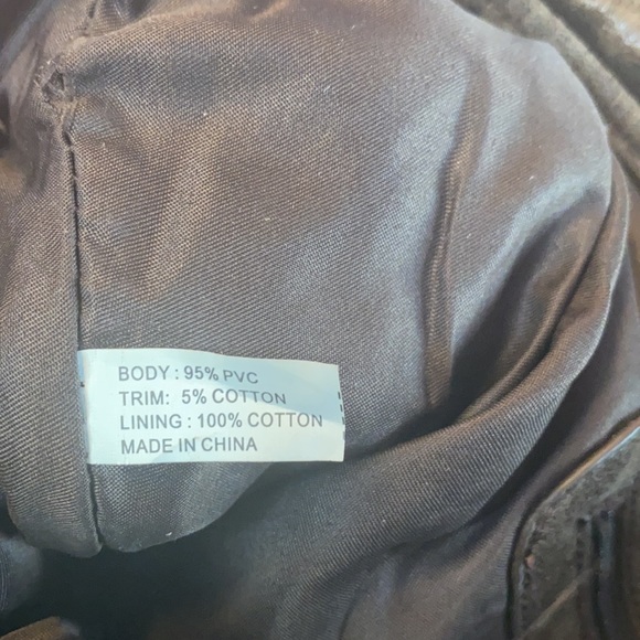 Quilted faux fur brown Big Buddha Santa Barbara women’s Handbag - Picture 13 of 14